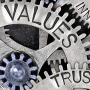 Core values, trust, branding